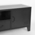 LABEL51 Tv-meubel Fence - Zwart - Metaal_